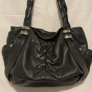 B. Makowsky Leather Hobo Bag